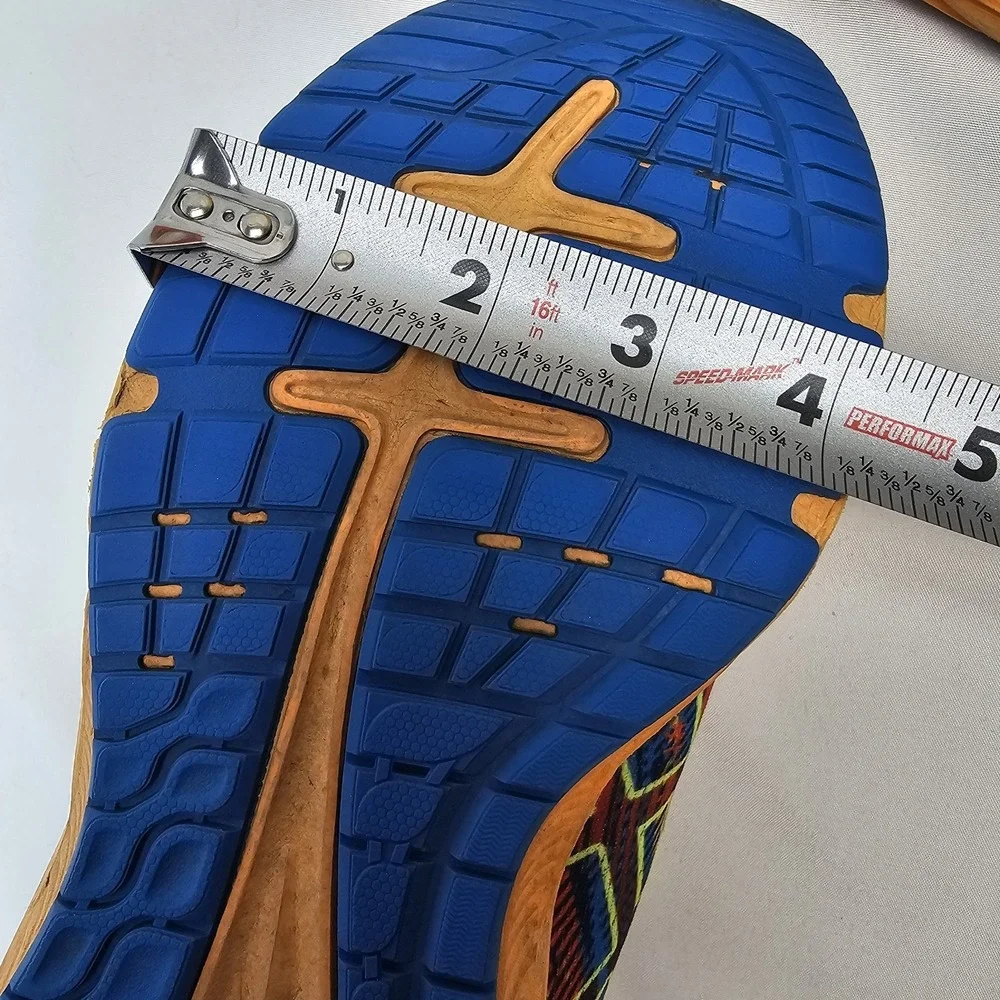 ASICS Noosa Tri 13 Running Shoes Mens Size 7 Orange Blue Yellow Athletic Sneaker